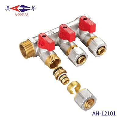 3 Way Brass Manifold